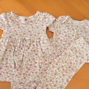 Floral Baby Outfit Set